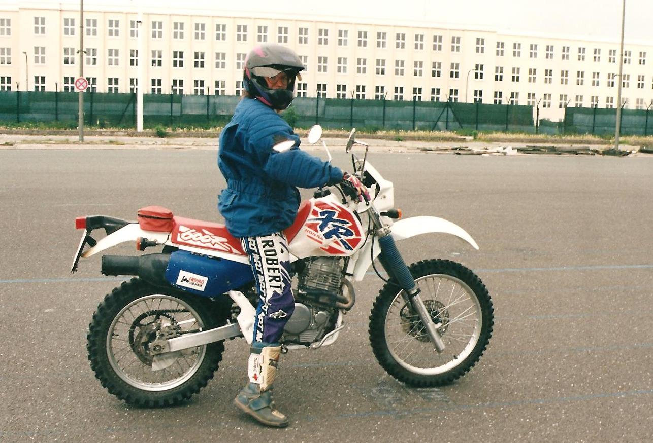 mit XR600R...